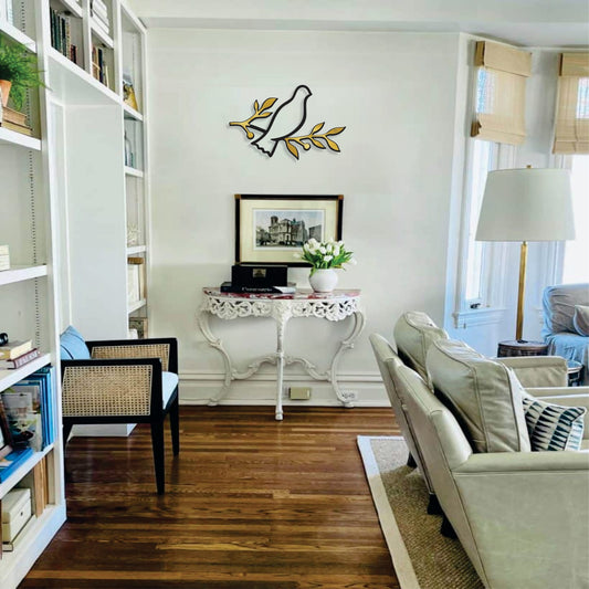 FloraWing Perch – A Timeless Symbol of Serenity and Strength!